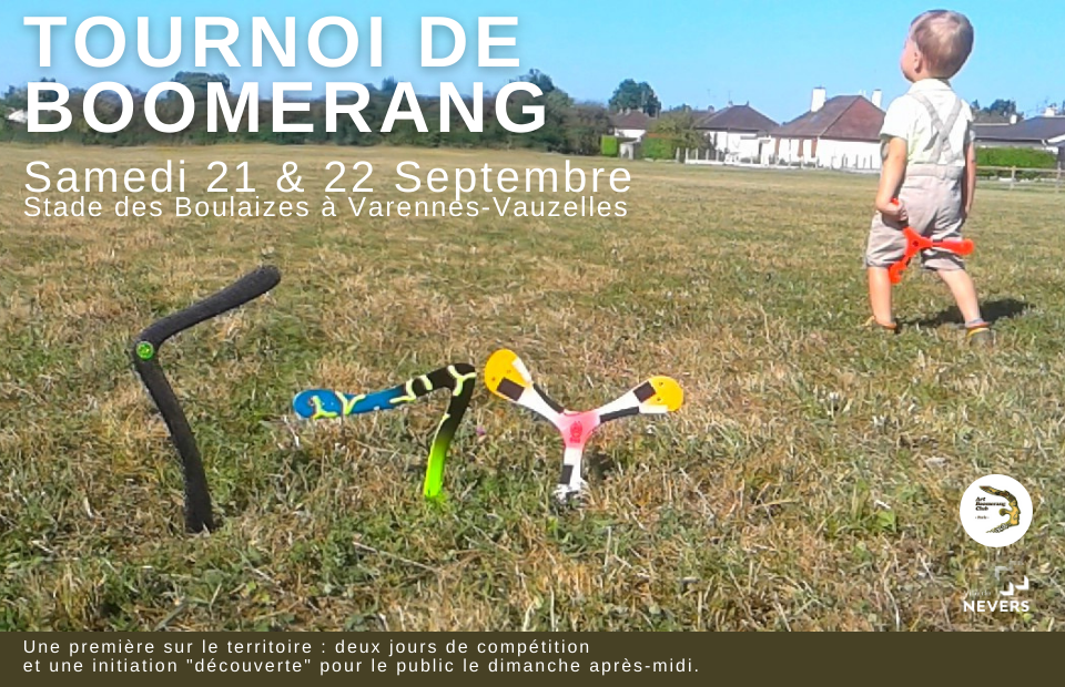 21-22 septembre : Tournoi de Boomerang de Nevers