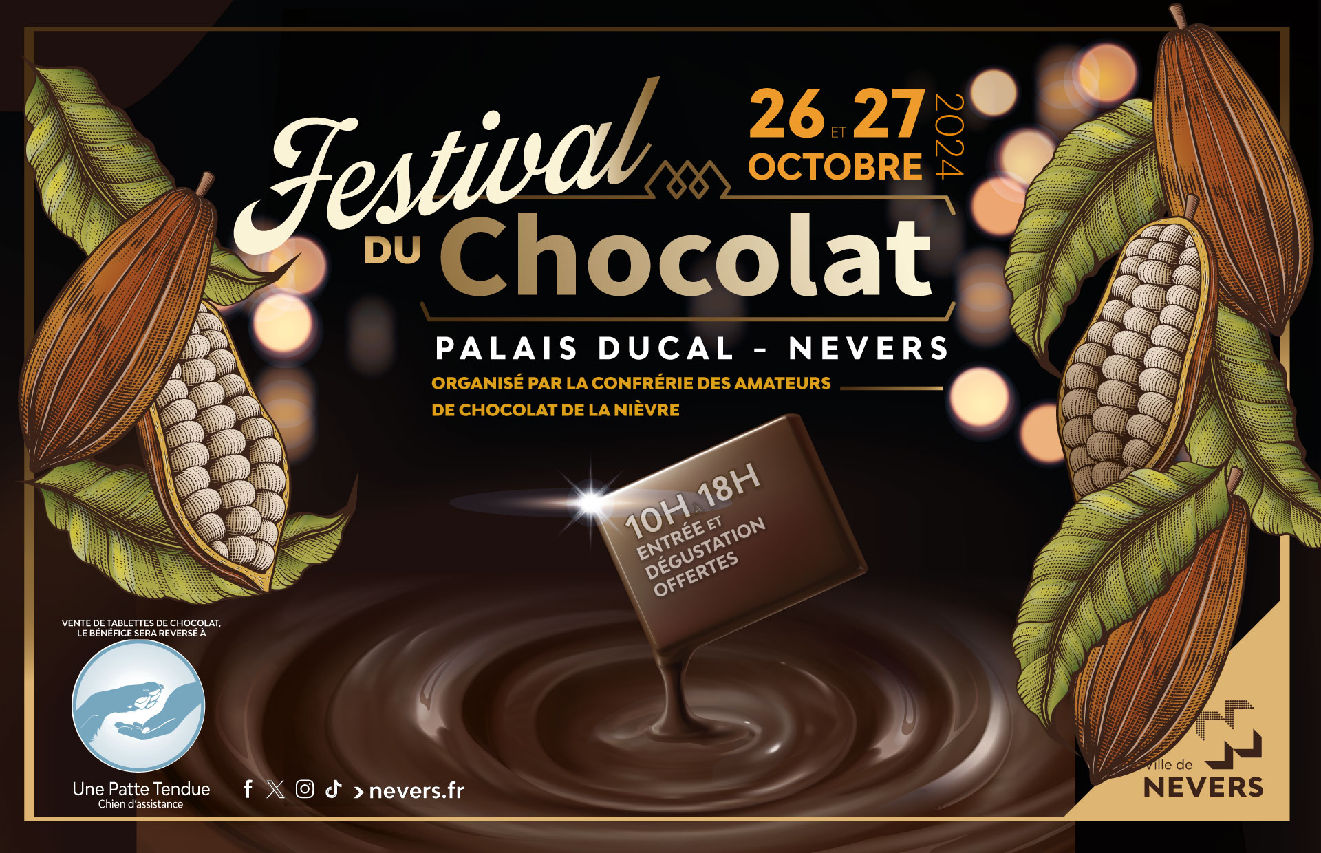 Venez célébrer la gourmandise au Festival du Chocolat !