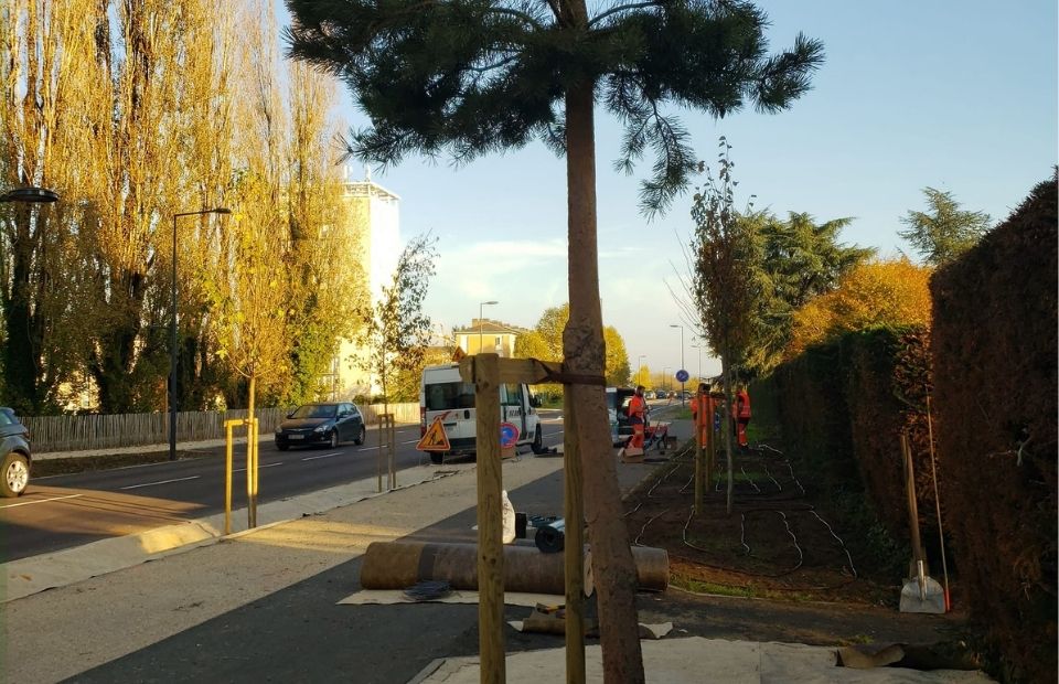 A breath of fresh green for the northern entrance to Nevers