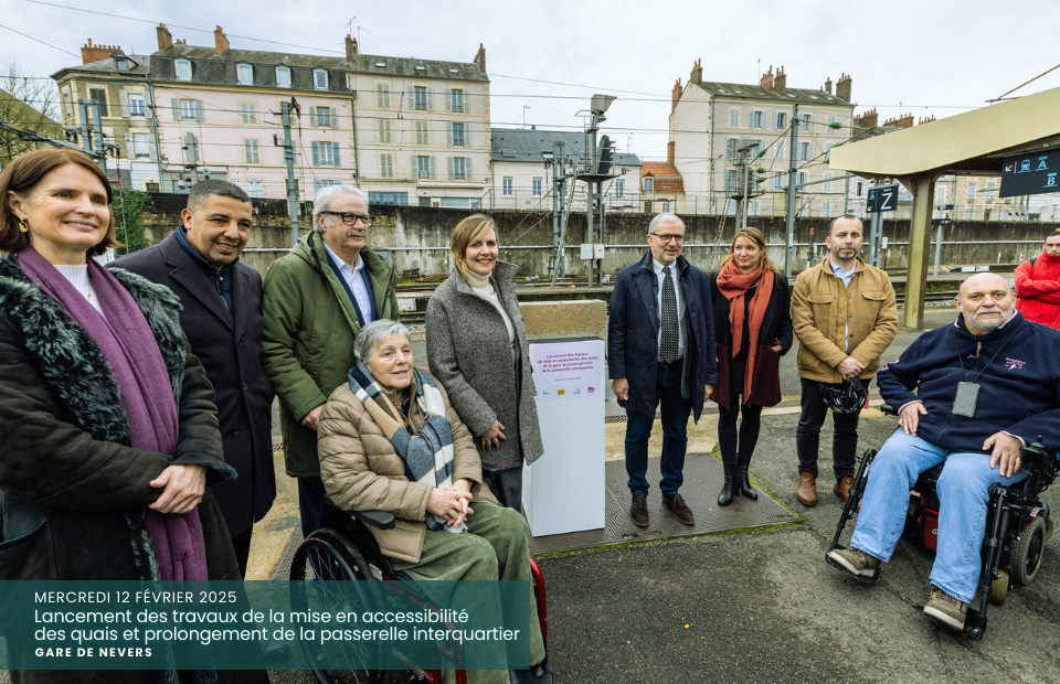 Gare de Nevers : un chantier d’ampleur pour l’accessibilité