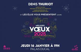 La Ville de Nevers vous souhaite ses meilleurs vœux 2025 