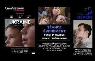 24 février : Projection-débat au Ciné Mazarin – Ukraine, Enfants de l’Espoir