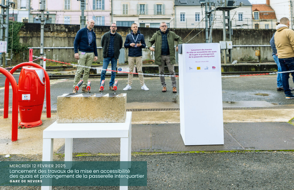 Gare de Nevers : un chantier d’ampleur pour l’accessibilité